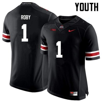 Youth Ohio State Buckeyes #1 Bradley Roby Black Nike NCAA College Football Jersey Check Out MUX2144PI